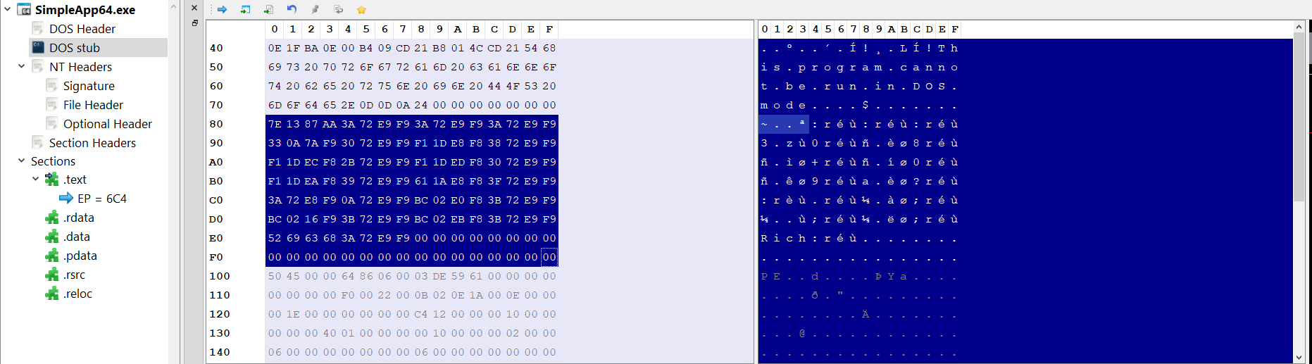 A Dive Into The PE File Format PE File Structure Part 2 DOS Header 